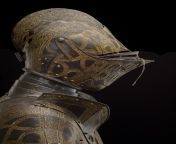 The blued and gilt helm of Sir Christopher Hatton, designed to be bullet proof by Jacob Halder, Greenwich, England, 1585. Housed at Windsor Castle by the Royal Collection Trust. (1280x1600) from indrani halder pussyx saut