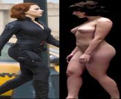 Love this side by side comparison of Scarlett Johansson ?? from side by side comparison of tiktok vs nsfw version mp4 download file