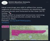 Northern Ontario threatened by a long and hard heat wave from pembroke ontario anonib