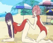 Yuri and Natsuki at the Beach from ddlc naked natsuki