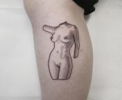 nude by Nick Whybrow at The Good Fight, London, England from nude tattoos
