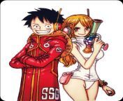 [ART] Luffy and Nami drawn by Eiichiro Oda for Natsucomi 2023 (ONE PIECE) from luffy sex nami