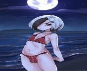 Late night beach trip with your goth boi~ from ass trip