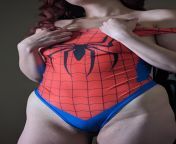 She&#39;s flexible and loves web slingers ;) from gramps slingers