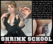SHRINK SCHOOL [chastity] [femdom] [shrinking] from shrinking purgatory