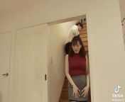 jav sauce? (japanese, red shirt, long hair, glasses, skirt, uniform, stairs) from sm long hair japanese mom videosection com m3u8