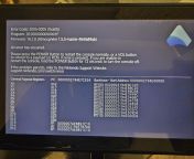 Error after updating to firmware 16.1.0 from 0 xwigw lkg