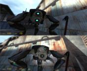 In Half-Life 2 Episode 2, the Hunter&#39;s eyes dilate when you shine the flashlight at them from half life 2