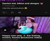 New exclusive ASMR video on my patreon! Ear licking, moans, kisses, and touching my boobs in a hot bikini? from amouranth patreon content lewd leeloo asmr video