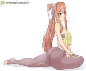 Monika doing some stretches in her yoga pants [DDLC] from teen sex doll fucked in her yoga pants mp4cks thicc sex doll from sexyrealsexdolls