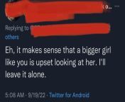 The irony that one of HER fans said this to someone under her tweet asking why Twitter is sO tOxIc. from anthro tweet sexy twispike twitter