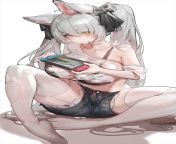 thiccc gyaru beast girl playing games [original] from beast girl sex