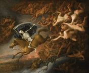 Death Leading Hells Army - Unknown English Artist, c.1800. from www cuda cudi videos english bp c