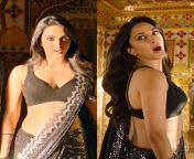 Kiara Advani in black saree in new song. from indian aunty in black saree sex outdoors indian housewife expose her big boobs in saree desi aunty in saree showing boobs