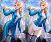 Queen Elsa matches her panty with her outfit. [Frozen 2] (NeoArtCore, EDITED) from frozen queen elsa