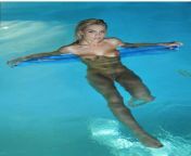 Beautiful white sexy naked woman in pool from white woman naked with tribe
