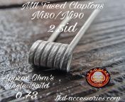 Mtl fused claptons from The Kilted Devils Coils high quality hand crafted coils made from only the finest quality wire perfect for any boro device or mtl rta looking for some new coils to try why not treat yourself to some today tkd-accessories.com #TKDco from boro di