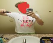 Got my Monika shirt today, decided to make a cursed photo. from monika fnf