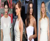Alexandra Daddario, Emma Watson, Hailee Steinfeld and Scarlett Johansson. Pick one position to fuck each of them in, no repeats. Choices: Doggystyle, Missionary, Cowgirl, Carry Fuck, Pronebone from black missionary in office fuck