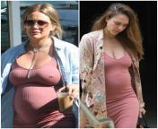 Would you rather have a pregnant fuck with Hilary Duff OR Jessica Alba? from dil duff