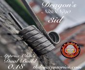 Dragon&#39;s from The Kilted Devils Coils high quality hand crafted coils made from only the finest quality wire why not treat yourself to some today remember to use my code John15 at the checkout tkd-accessories.com #TKDcoils #TKDClanmember #TKDvapinggro from high quality home made