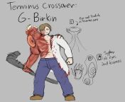 a Resident Evil Crossover could be possible? &amp;gt;:0 Terminus as G-Birkin from resident evil g