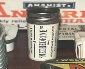 METHEDRINE Methamphetamine Hydrochloride Professional Sample. from methamphetamine injection