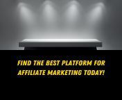 Find the Best Platform for Affiliate Marketing Today! https://blog.firstprincemarketing.icu/best-platform-for-affiliate-marketing/ from marketingcopilotai solution for influencer marketing