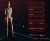 Need help, when im creating a character it on shows the body with cyber ware and I cant change it (on pc with mods) I&#39;ve disabled mods but it doesn&#39;t change it from naked with under ware