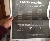 Never forget when a VPN provider bought a full page ad in The NY Times calling out 50 senators who voted to monitor our internet activity. from provider