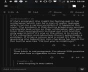 Comment thread from a strange frotting video on r/awfuleverything from re young stickam cap thread vichatter wwnnxx 12 yars video