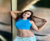 Shobhita Rana navel in a gym outfit from shobhita