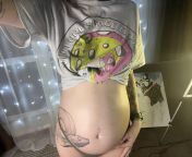 Pregnant belly amazing yeah??? from niples pregnant preggo milk breast milk video