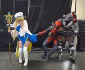 A Cosplayer named D Piddy uploaded another Video in his &#34;Deadpool vs Conventions&#34; Series, and this was in his most recent upload from video bokep barat bocah vs