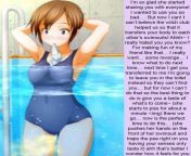 A request from the swim team part 2 [swimsuit tf] [piss] from swimsuit swim team group