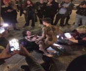 A man and a woman in Moscow having sex in public to protest Partial Mobilization and the War in Ukraine from sex man and boyxy video9 in xxx wap daw combw