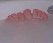 Milk &amp; Lavender bath to make my feet super soft! from davichi nude fakexx milk tamil aunty bath