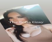 Its the Sofia gray here ? exclusive content by me, inbox for my Snapchat x from sofia crisafulli onleyfans