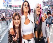 Which of these three would you rather get a blowjob on new years night, Iyo Sky, Bayley, or Dakota Kai? from wasmo gabar iyo eey