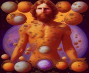 StarryAI took: Duncan Trussell covered in honey on Venus with magical sex bats, and did this from venus angelic nude sex