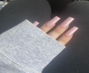 fresh mani paid for by the mani pig, as always ? who else is reimbursing my thick dick grippers? 50 ? from mani magalai aunty