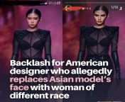 Well-known designer facetuned one of his models face and body from face and body beautiful chinese model girl nude