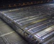 Bullet train depot in China from train camel touch