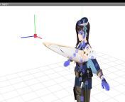 Why does Marian&#39;s MMD model have a tiddy node ? from nakano mmd