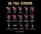Hu Tao &amp; Boo Tao Cursor from tao por