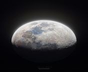 I used two telescopes to create my most detailed photo of the moon ever, a composite using over 280,000 individual photos. The full size is over a gigapixel. from dolcett gigapixel