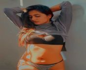 Samolina Chaterjee navel in black bra and white panty with blue t-shirt from school girl sex in blue soot and white salwar b
