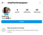 Steph Pappas. New private Instagram account looks to be dedicated to Nolan and his friends. She merging them all from main account to the private. Guess her main account will be her only selling things to people. This the beginning of the end to her follo from lonte priangan main