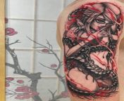 Tokyo Ghoul tattoo, Rize with scolopendra :3 from tokyo ghoul eto yoshimura