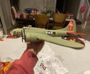 Wanted to share with you guys my first model plane I built! Its not the best but I still think it looks kinda cool from first model